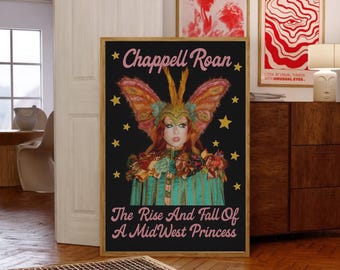 Chappell Roan The Rise And Fall Of A Midwest Princess Poster,Chappell Roan Poster,Music Wall Art,Downloadable Wall Art,Fan Girl Poster
