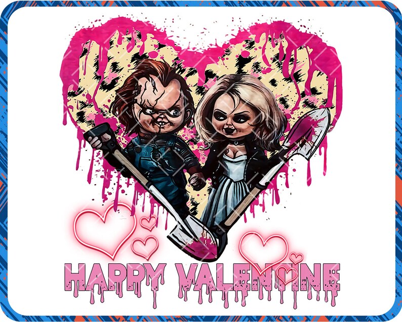 Happy Valentine PNG Horror Character Valentine Png Chucky | Etsy