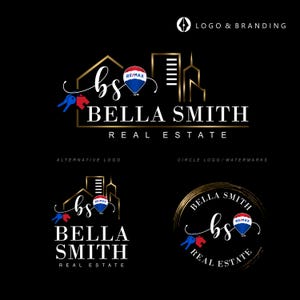 Logo makelaar, logo onroerend goed, makelaarslogo, huissleutellogo, onroerend goed visitekaartje, watermerk, branding onroerend goed, constructeurlogo 1