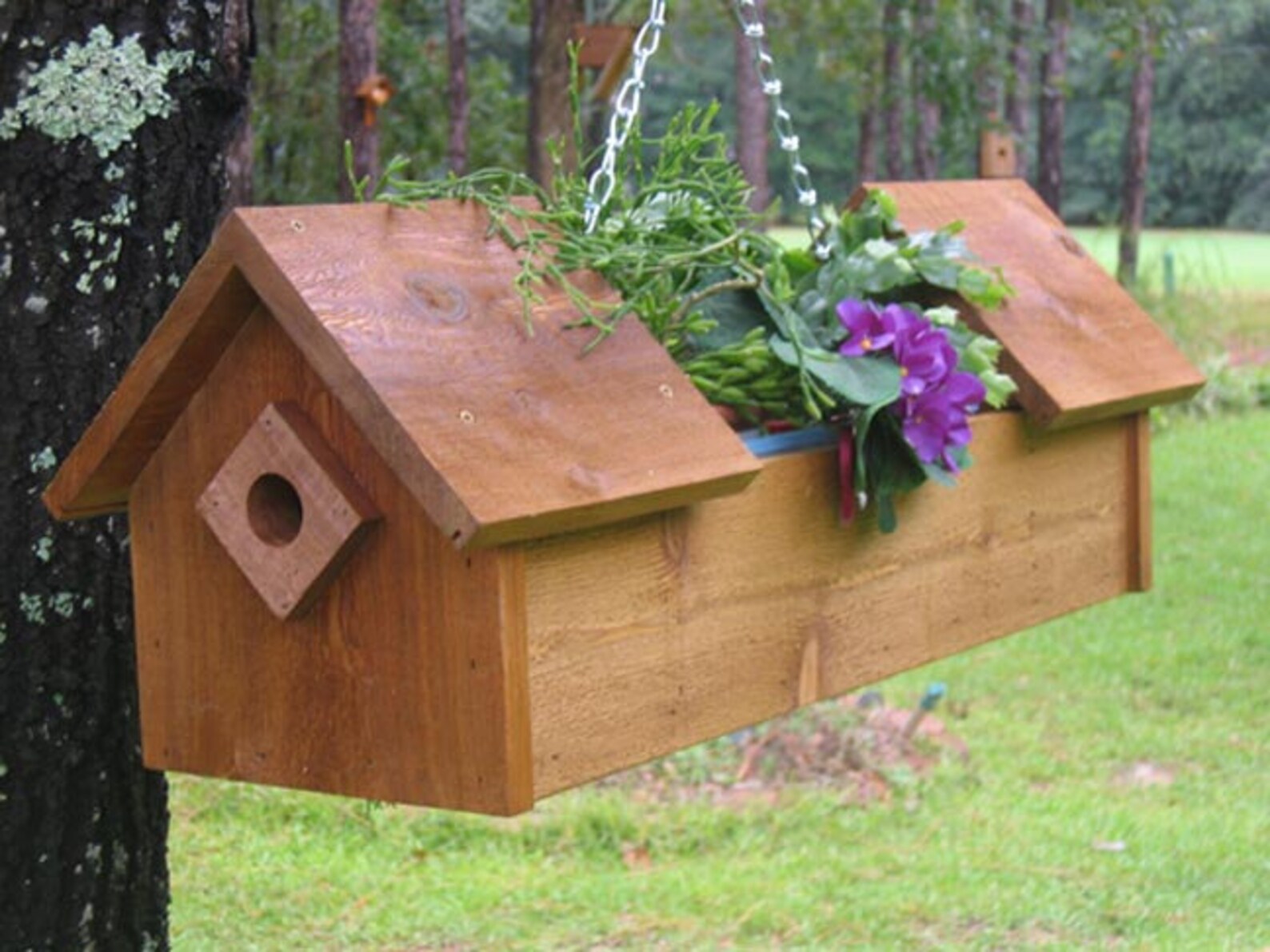 Birdhouse Planter Etsy