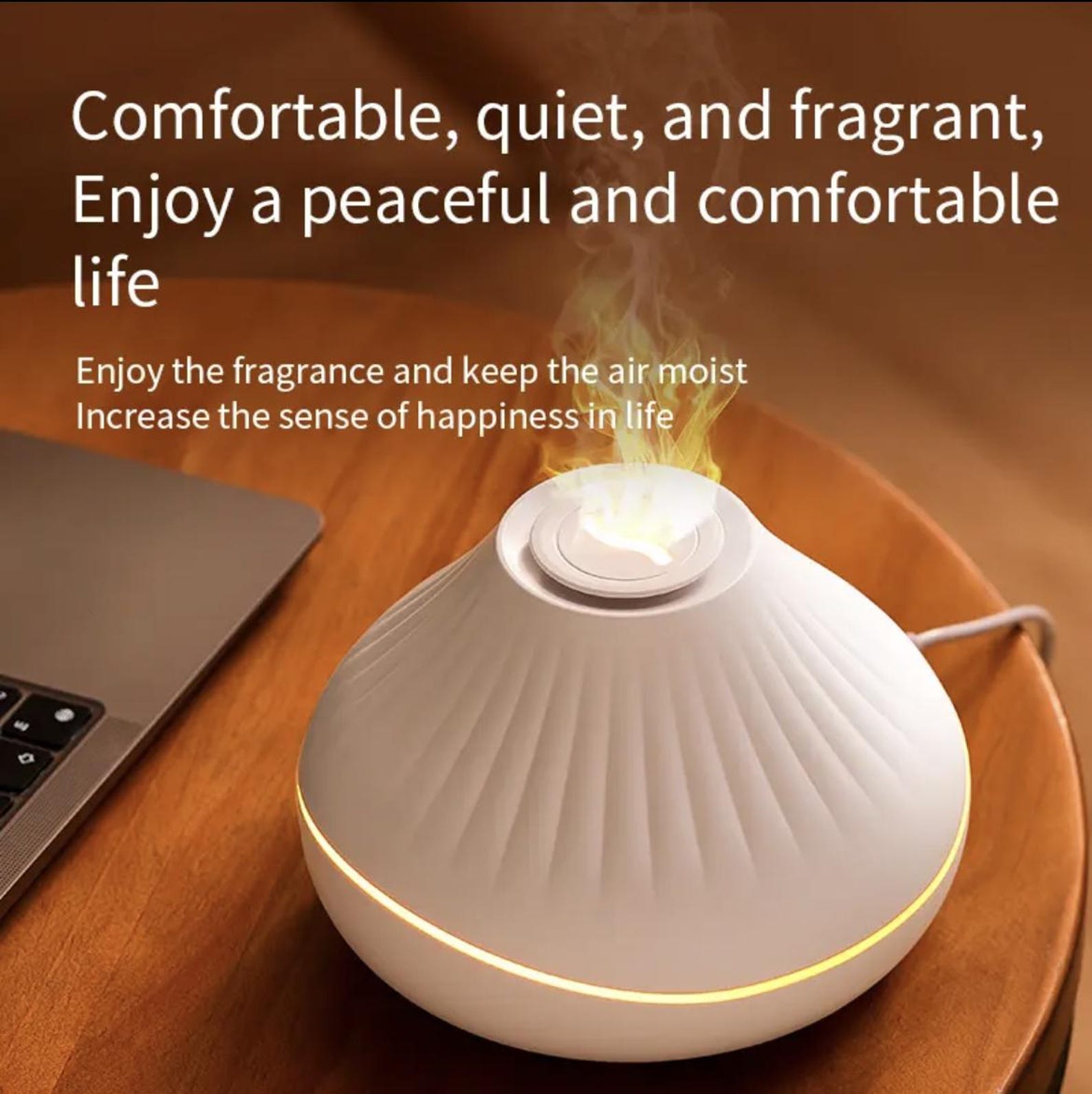 Essential Oils Aroma Diffuser 160 Ml Volcano Flame Diffuser - Etsy
