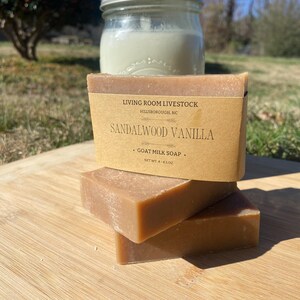 Goat Milk Soap - Vanilla Sandalwood