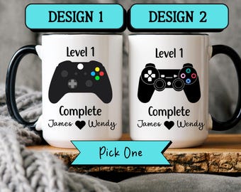 Gamer 1st Anniversary Mug – Level 1 Complete Gift