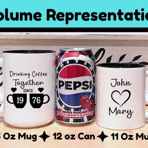 50th Anniversary Mug Set: Golden Year Coffee Mugs - 1976 image 5