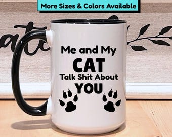 Funny Cat Mom Mug - Gift for Cat Lovers