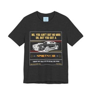 Sports Car by Tate McRae T-Shirt | Moody Pop Music Aesthetic Tee | Tate Fan Gift