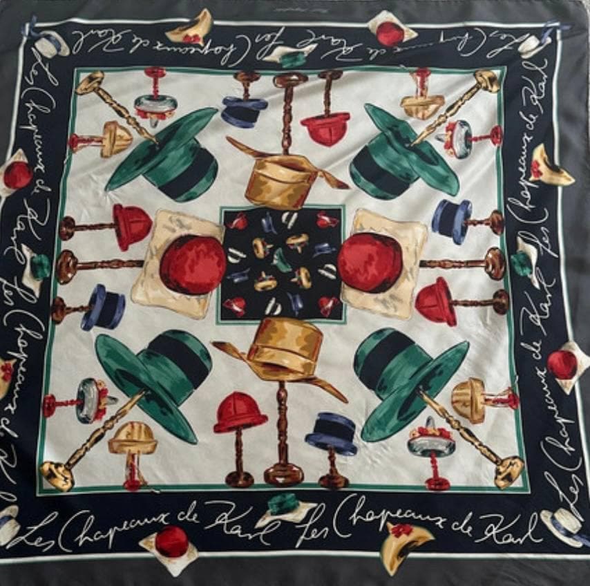 Karl Lagerfeld Scarf - Etsy