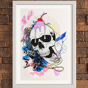 Embellish - Silkscreen Monoprint Poster