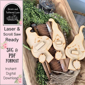 Teste fantasma rustiche e irregolari SVG: file per taglio laser Glow Forge (download digitale)
