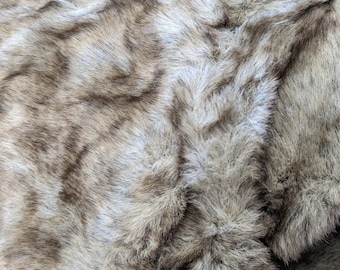 2+ yards of Faux Wolf Fur