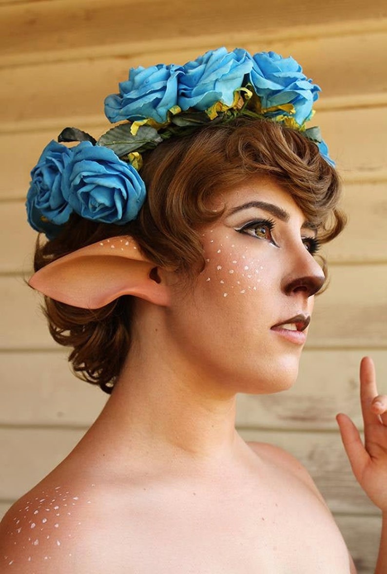 Any Skintone, Faun, Satyr, or Gelfling Ears: handmade, latex ear tips. Great for cosplay, costumes, Mr. Tumnus, Kira, Rian, Brea, & Deet image 1