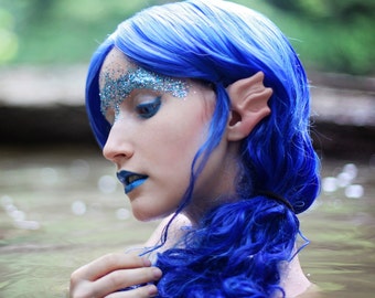 Any Skintone, Sea Elf Ears: handmade, latex ear tips. Great for cosplay, costumes, Mermaids, Merfolk, & Dragonfolk