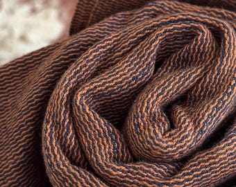 Thin Brown & Black Cotton Ashtanga Mysore Yoga Rug