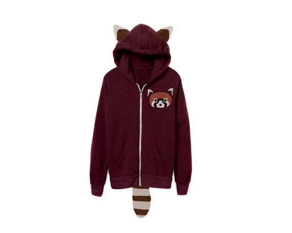 red panda hoodie