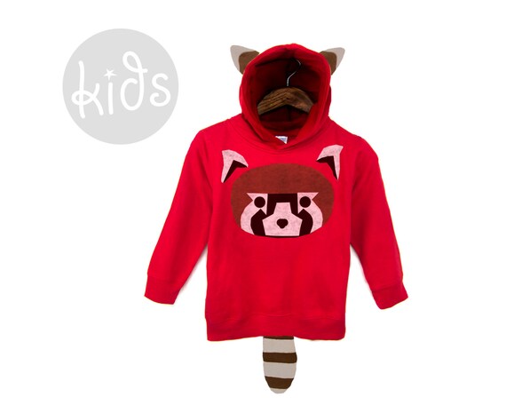 red panda hoodie