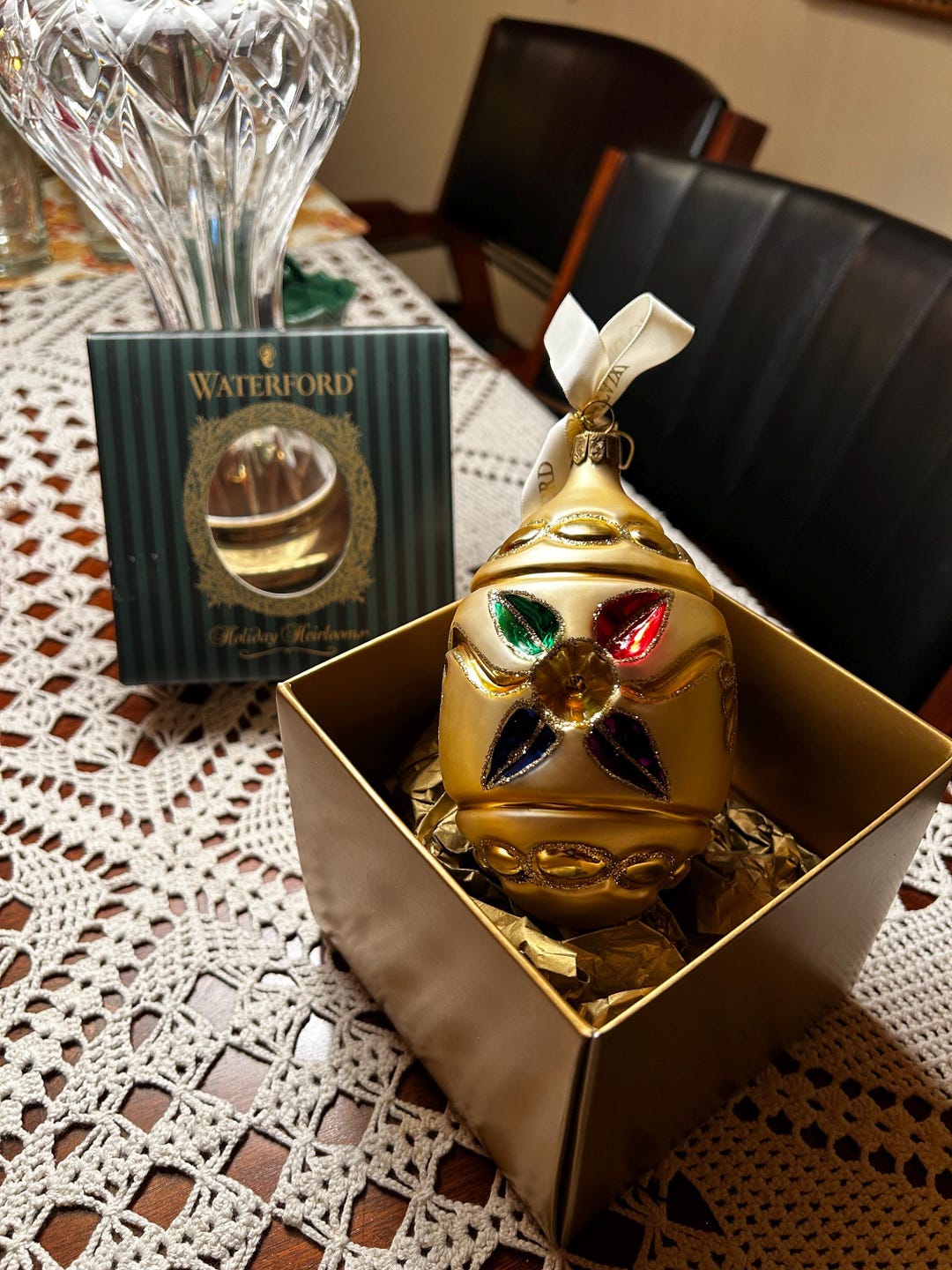 Waterford Holiday Heirlooms Ashling Egg Ornament – Handblown Glass ...