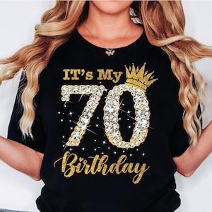 It's My 70th Birthday Queen PNG , 70 Years Old Shoes Crown Diamond Png file shirt , birthday png design, birthday png, sublimate designs