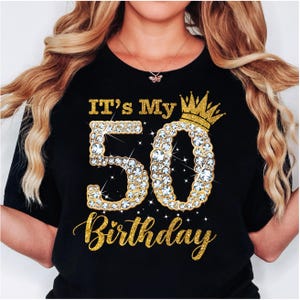 Het is mijn 50e verjaardag koningin PNG, 50 jaar oude schoenen Crown Diamond Png-bestand shirt, verjaardag png ontwerp, verjaardag png, sublimatieontwerpen