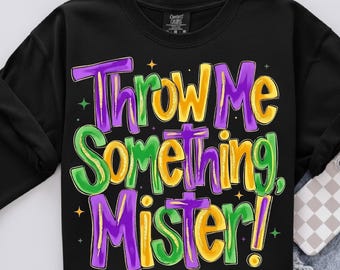 Throw Me Something, Mister png, Glitter Mardi Gras png, Fleur De Lis Png, Mardi Gras Beads png, Louisiana Coquette Mardi Gras