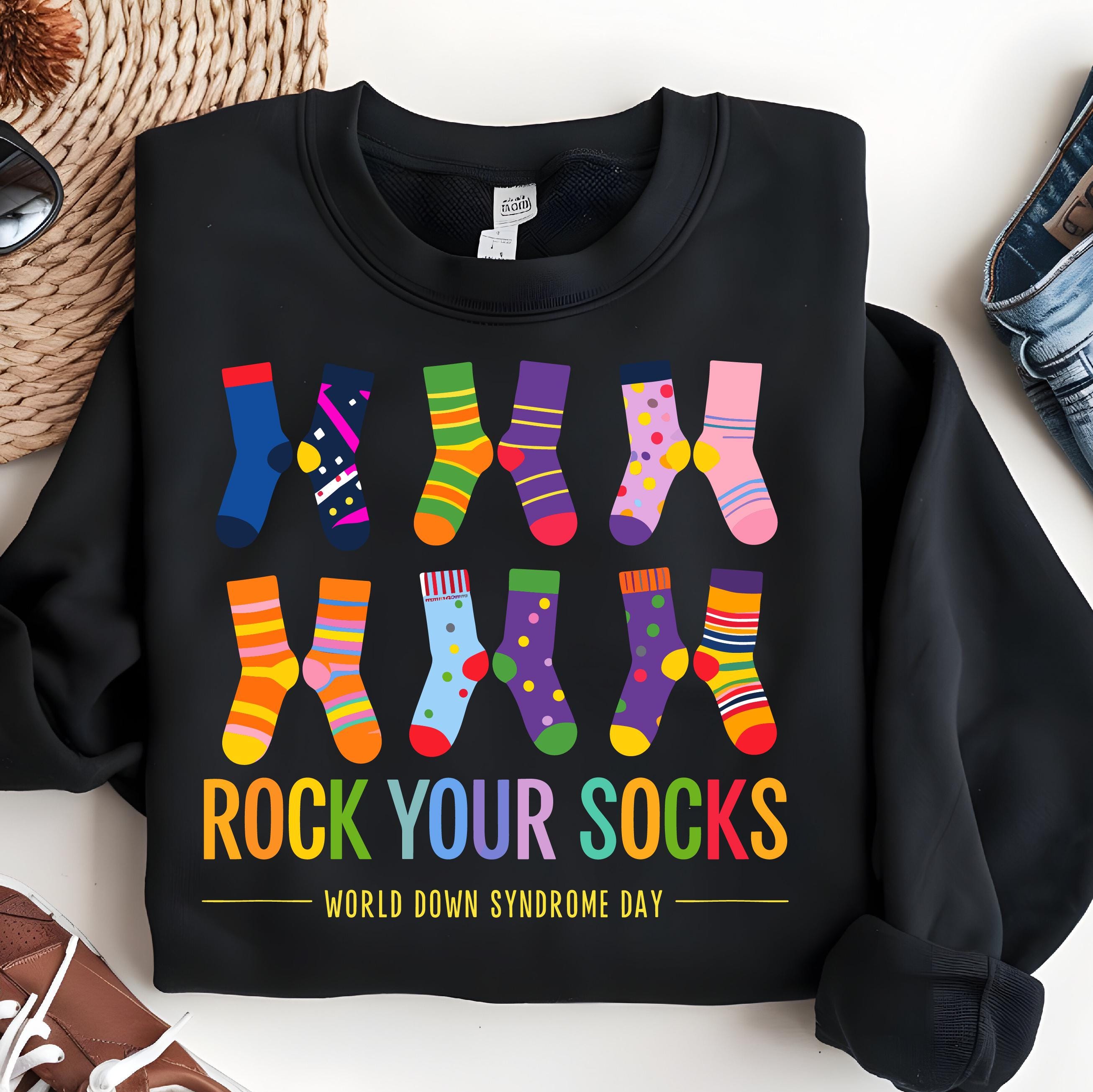 World Down Syndrome Day SVG PNG, Rock Your Socks Awareness Support Svg ...