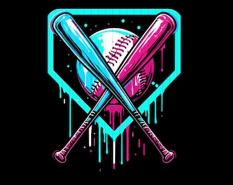 Baseball SVG, Baseball Drip PNG, Baseball Shirt, Baseball Mom, Ice Cream Drip, Baseball Game Day, Team Colors, Sublimation, Digital Download