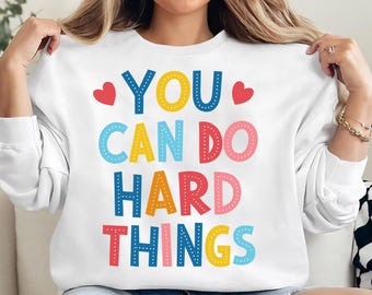 Testdag leraar SVG PNG, je kunt harde dingen doen SVG-bestand shirt, testen SVG, testen motivatie PNG, motiverende testen shirt ontwerpen
