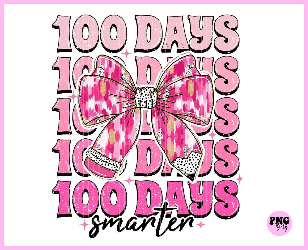 100 Days Smarter SVG PNG, Happy 100th Day of School Groovy Girl Svg ...