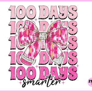 100 Days Smarter SVG PNG, Happy 100th Day Of School Groovy Girl svg file shirt , ,100th Day of School Svg, Kids Svg, Gift for teacher