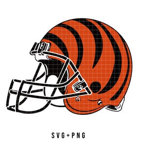 Bengals Helmet SVG, PNG, EPS | Bengals Football Team Spirit Design | Bengals svg for Cutting and Crafting