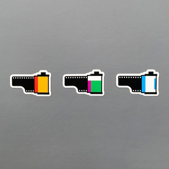 Film Canisters Sticker Set