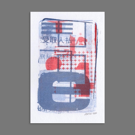 Collage Print Greeting Cards 1