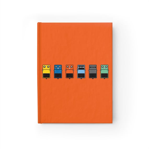 Guitar Pedals, Orange Journal - Blank