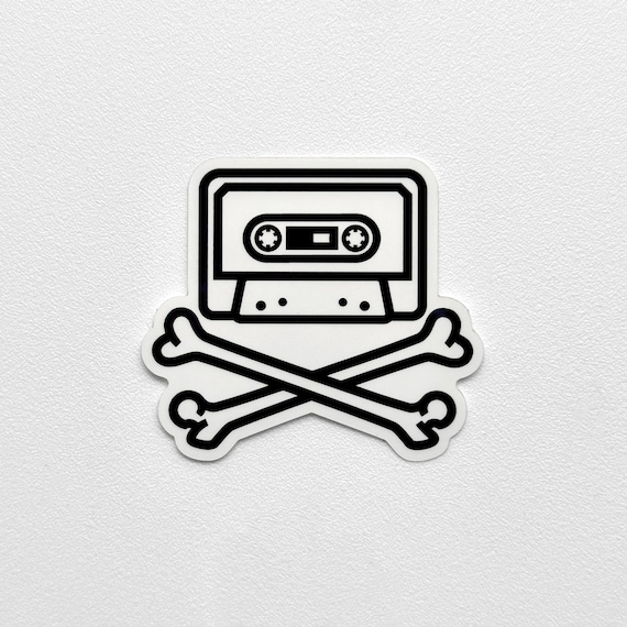 Cassette Tape and Crossbones