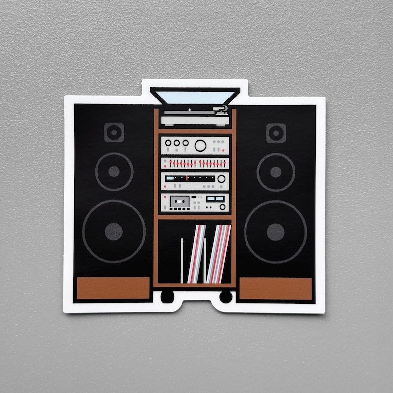 Hifi System Sticker - Etsy