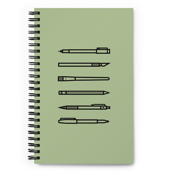 Art Tools Dot Grid Spiral Notebook