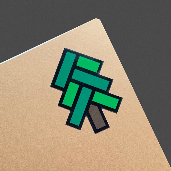 Geometric Tree Sticker