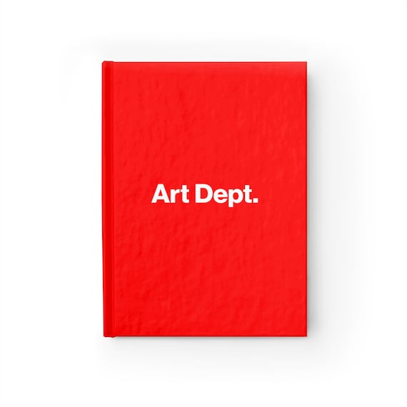 Art Dept., Red Journal - Blank
