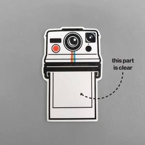 Instant Camera, 3&quot; Sticker