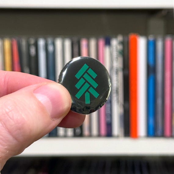 1" Graphic Button Pins – Music, Nature, Art, Design – Mini Badges