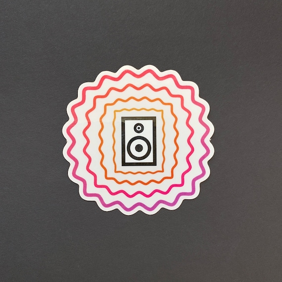 Soundwaves Sticker