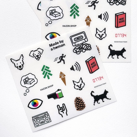 Clear Vinyl Sticker Sheet