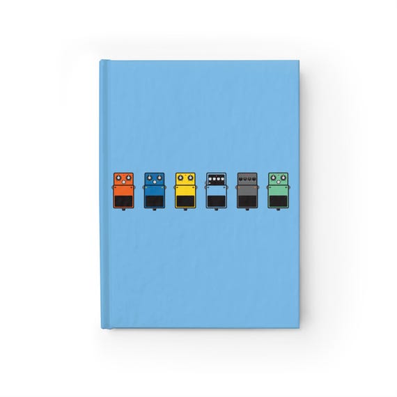 Guitar Pedals, Blue Journal - Blank