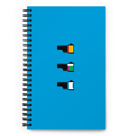 Film Canisters Dot Grid Spiral Notebook