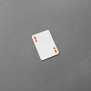 Mini autocollant Zéro de coeur