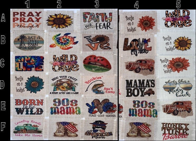 Hat or pant patches  SALE!!!