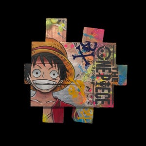 Dipinto Pop Art di One Piece