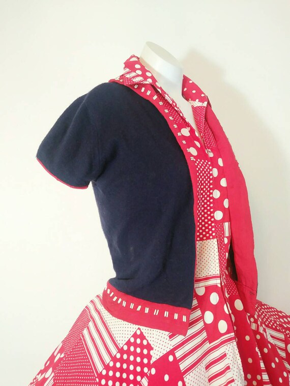 Vintage 40s Cashmere Cardigan Sweater / Vintage 40