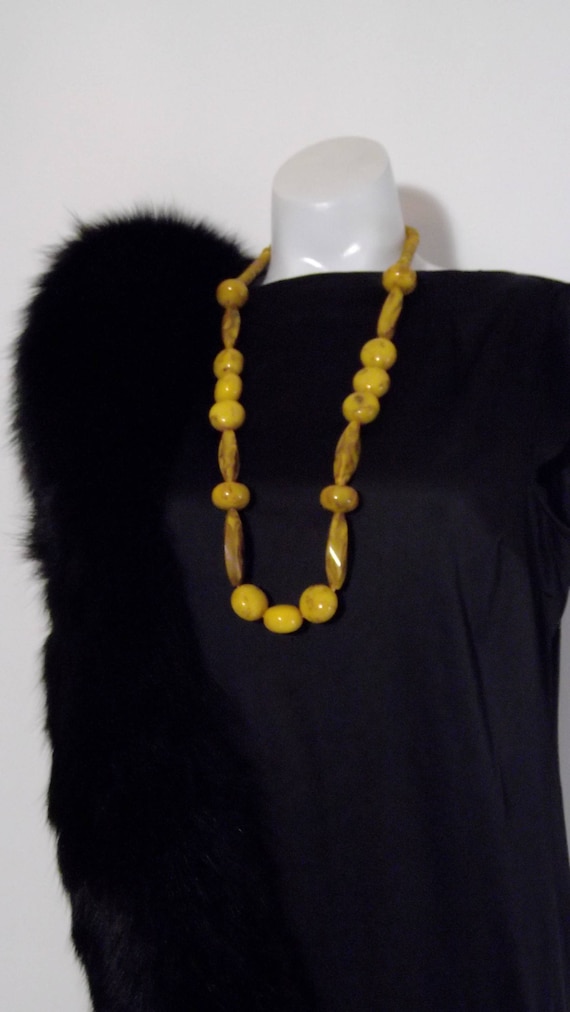 Vintage Bakelite Art Deco Necklace / Bakelite Bang