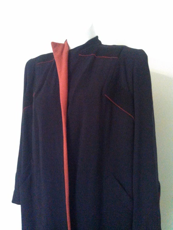vintage 40s wool coat by Mangone New York / 40s na