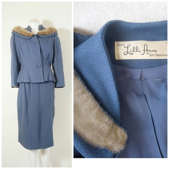 Vintage LILLI ANN suit / 50s blazer jacket / vinta